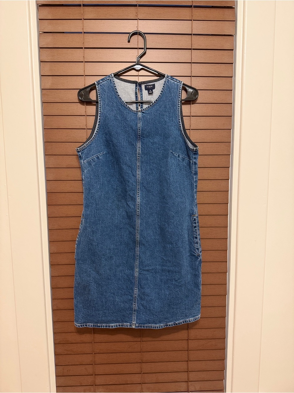 J.Crew Denim Sleeveless Dress - Medium Blue